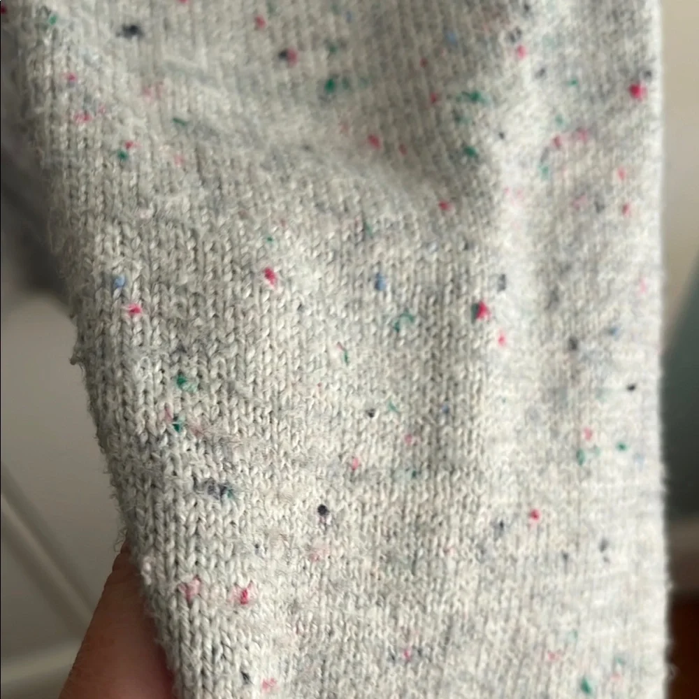 Talbots Gray Classic Cable Knit Crew Neck Sweater - Picture 7 of 7